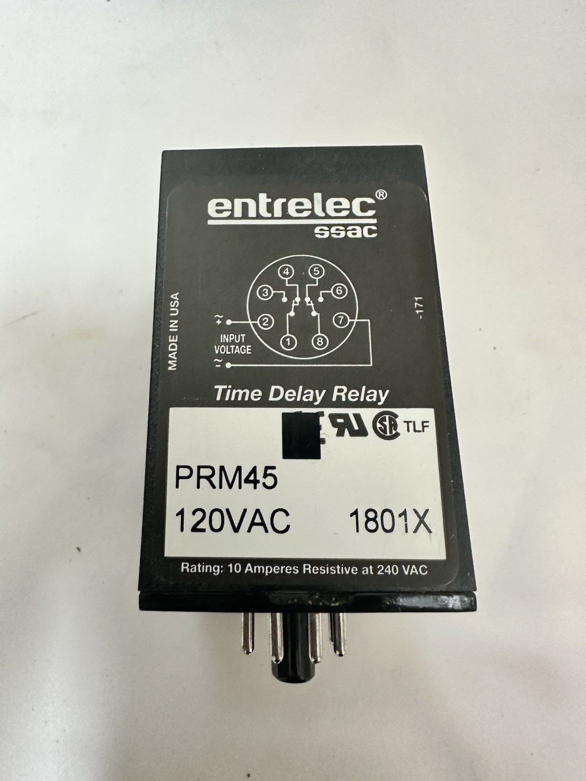 ENTRELEC SSAC Time Delay Relay PRM45 – New