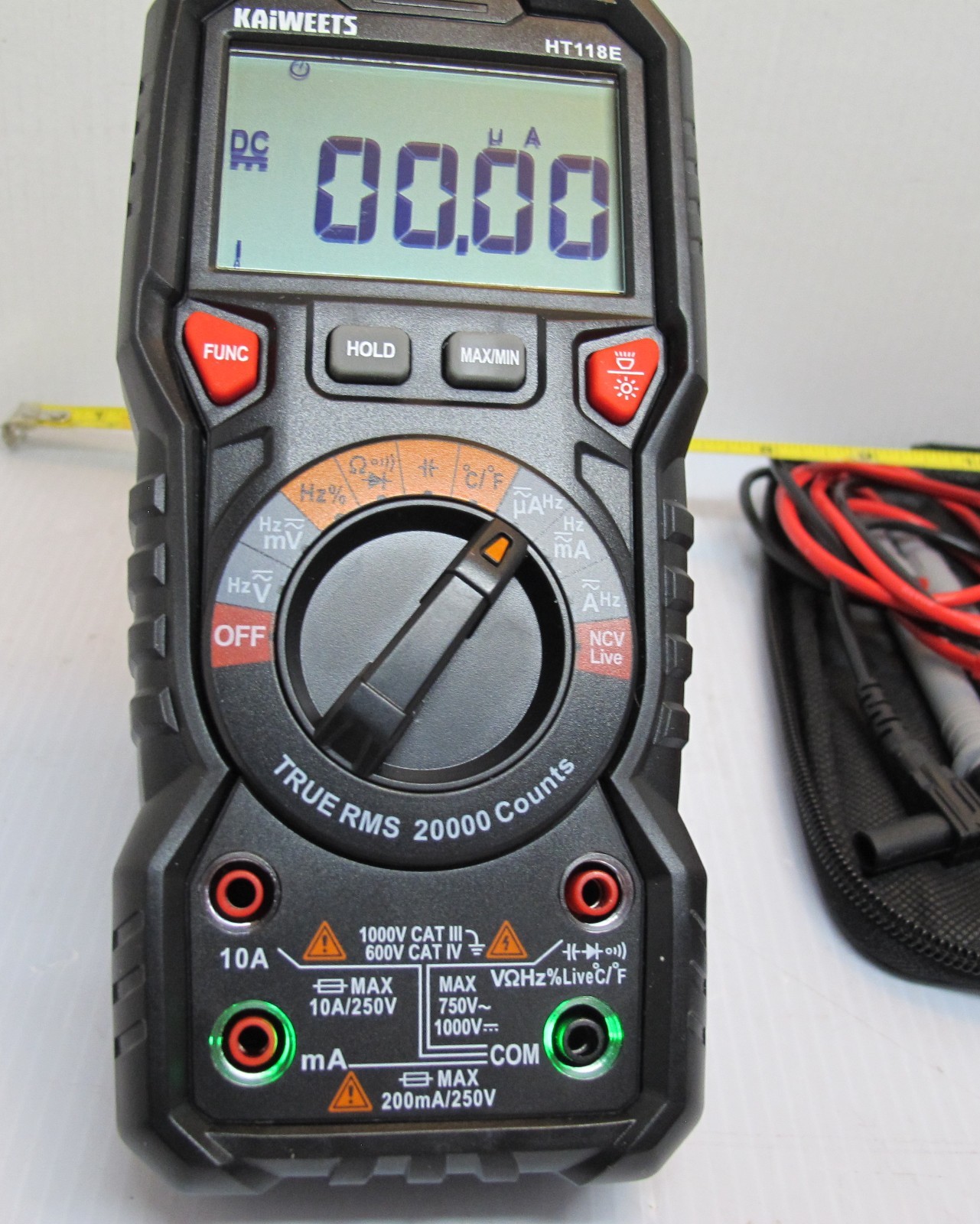 KAIWEETS HT118E Digital Multimeter TRMS 20000 Counts with Higher Resolution