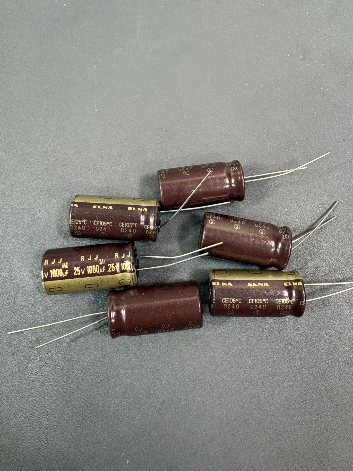 100pcs ELNA 1000uF 25V Electrolytic Capacitors Radial 105°C Bulk Lot