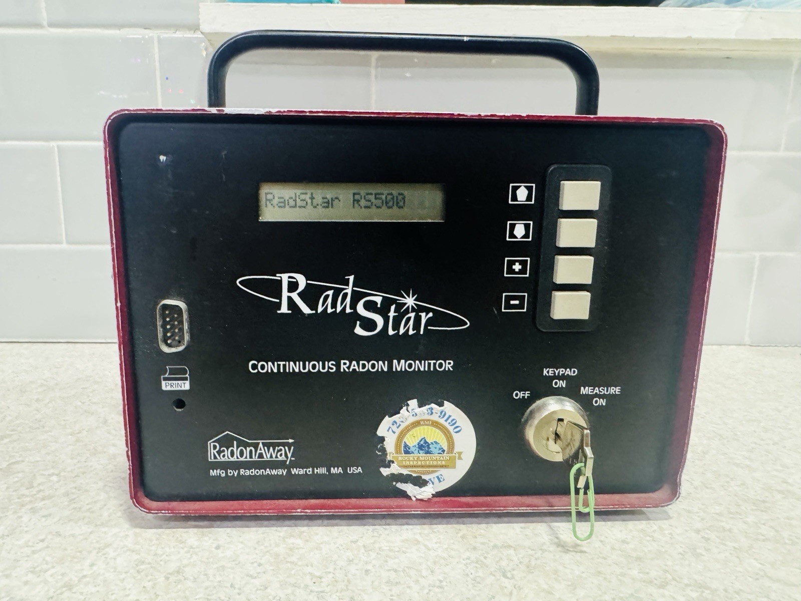 Radstar RS500 Radon Continiuos Monitor
