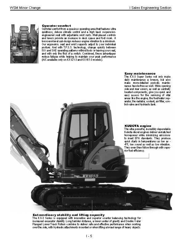 91 101 121 161 Excavator Tractor Workshop Manual Kubota KX91 101 121 161 U35S