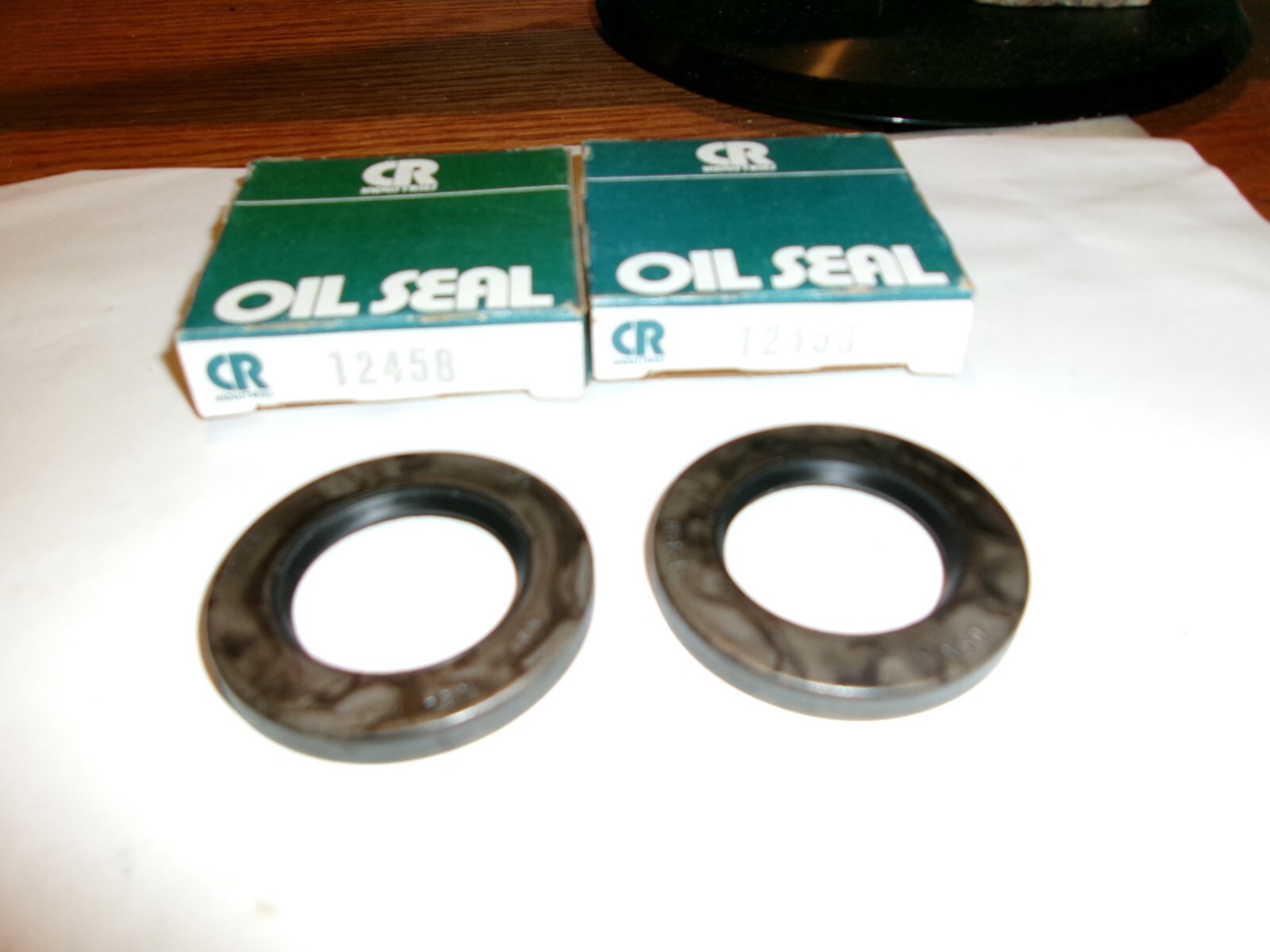 2 (TWO) CHICAGO RAWHIDE 12458 OIL SEALS = $14.98 = $7.49 EACH = FREE SHIPPING