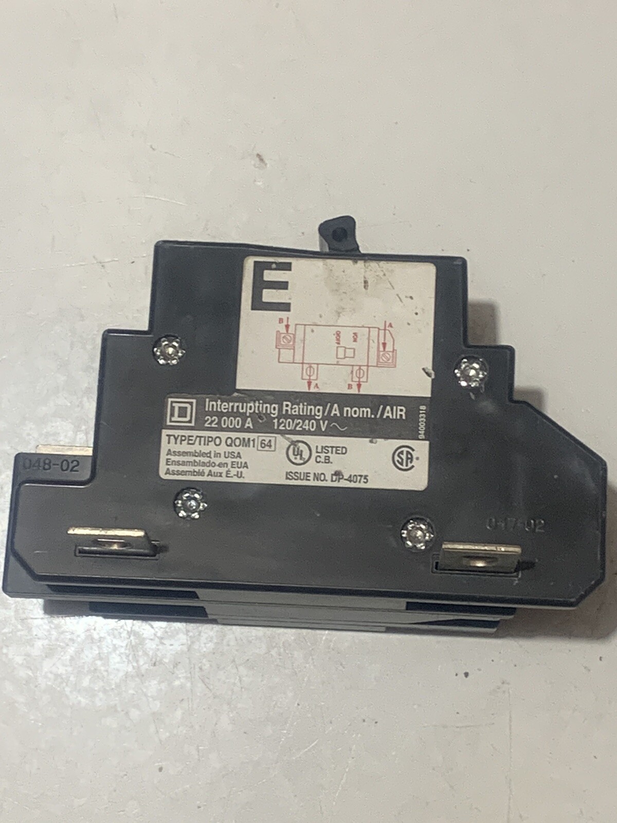 Eaton SQUARE D QOM100VH8106 100 Amp