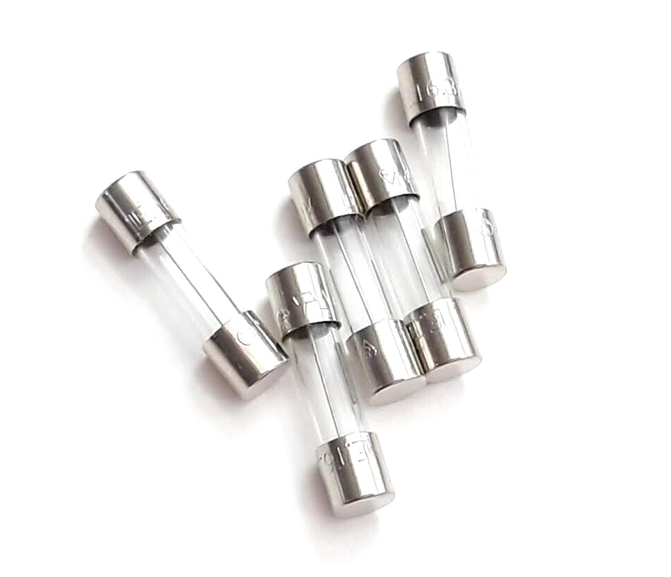 LOT OF 5 LF LITTELFUSE T6.3AL250V FUSES 250V 5mm x 20mm T6.3AL SLOW BLOW 6.3A