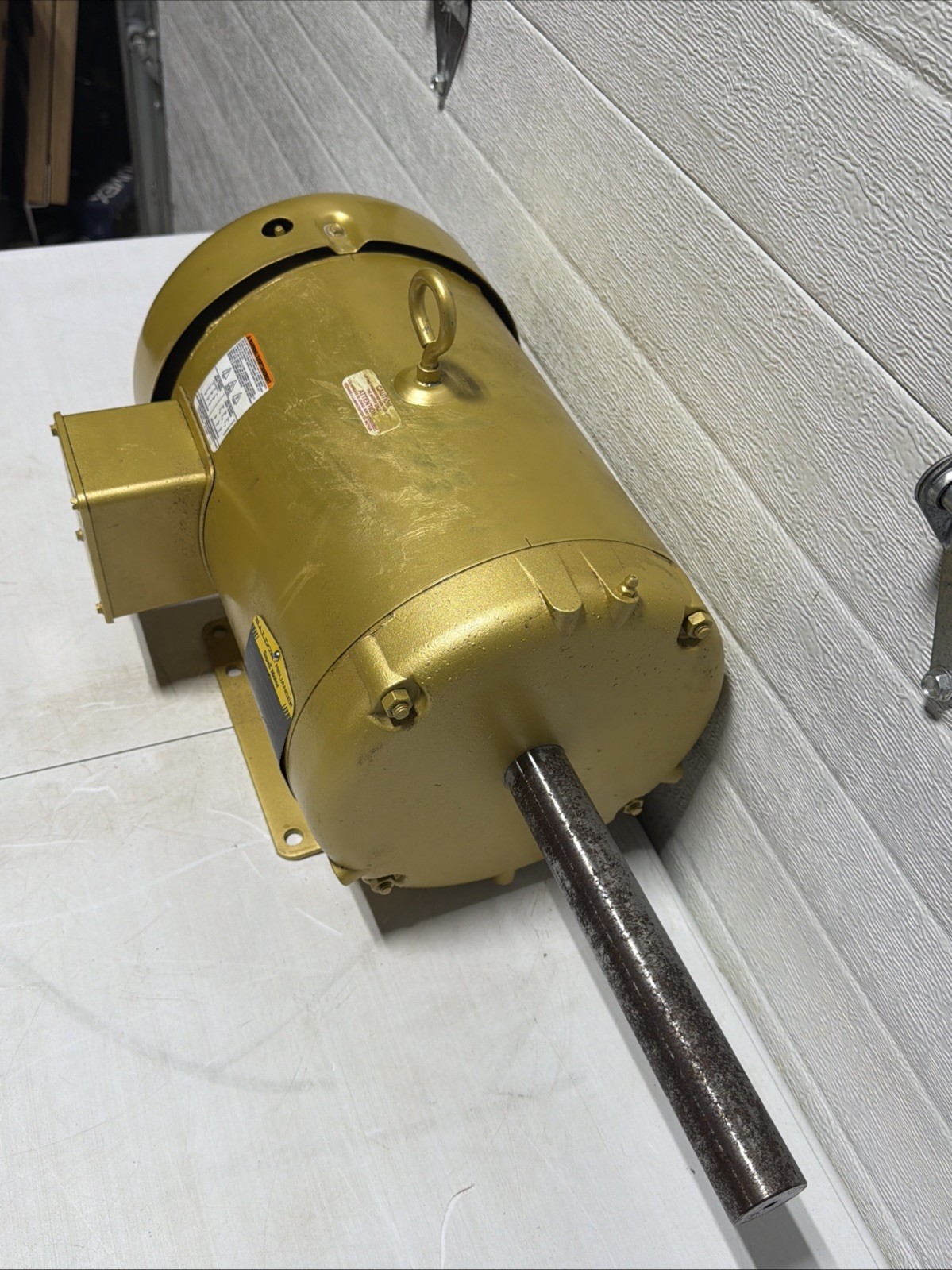 Baldor 10 HP Super-E Electric Motor 230/460 Vac 215TZ Frame RPM 3525