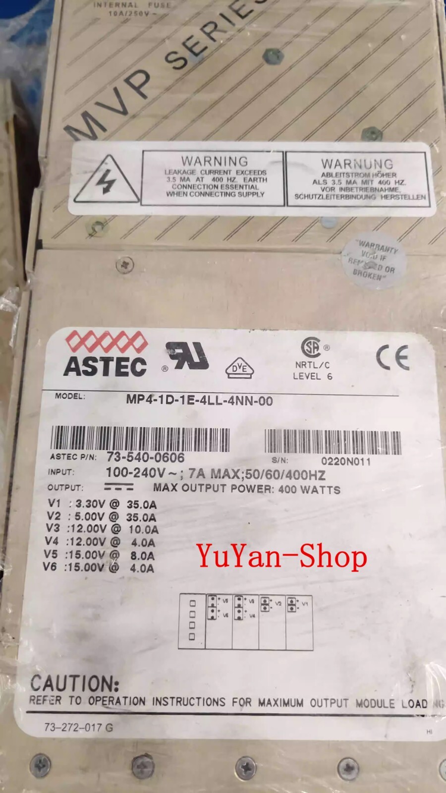 1PC MP4-1D-1E-4LL-4NN-00 73-540-0606 SHIP EXPRESS 90days Warranty P2793E YL