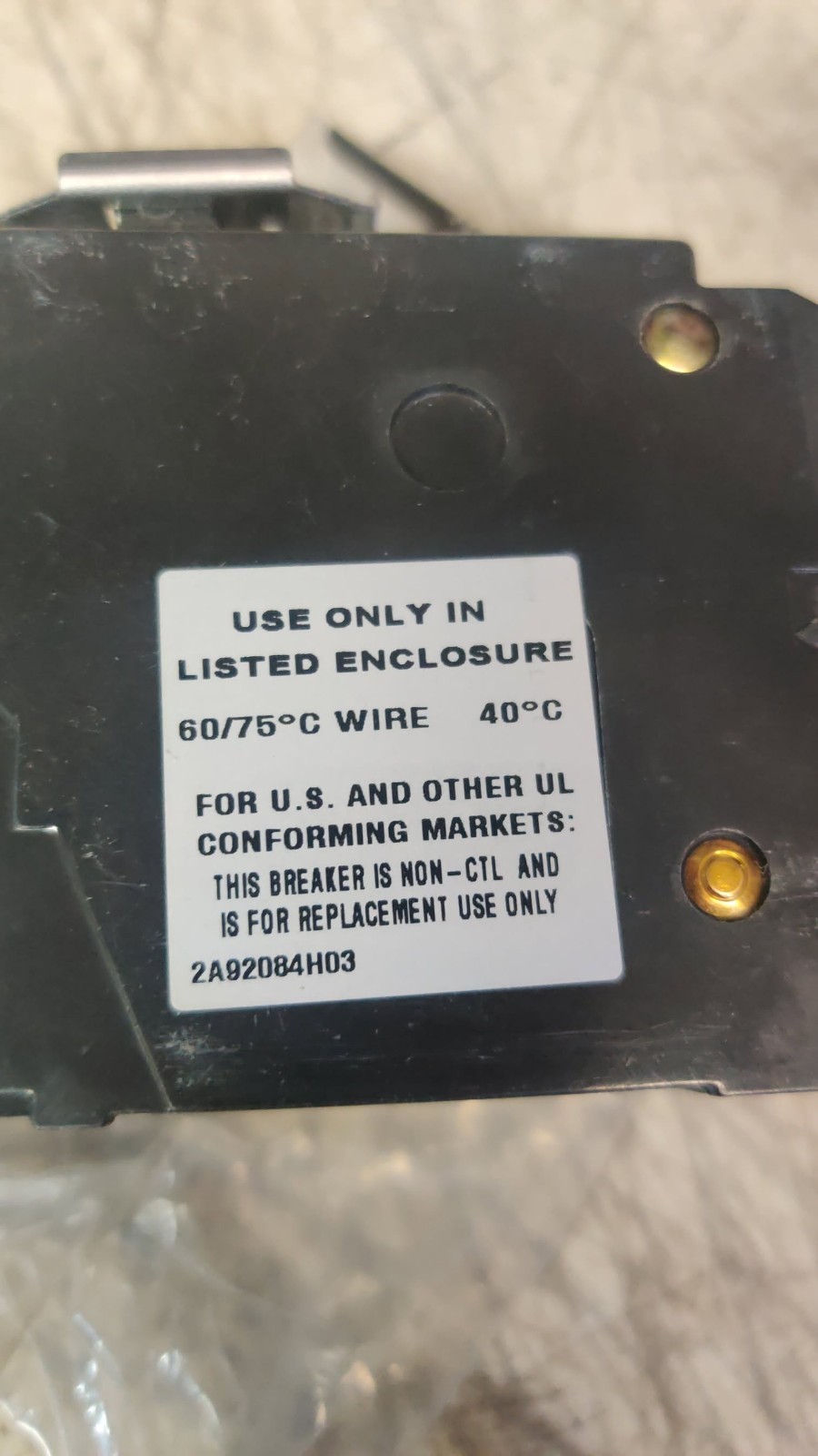 Eaton BR420 Plug-On Mount Type BR Circuit Breaker 4-Pole 20 Amp 120/240 Volt AC