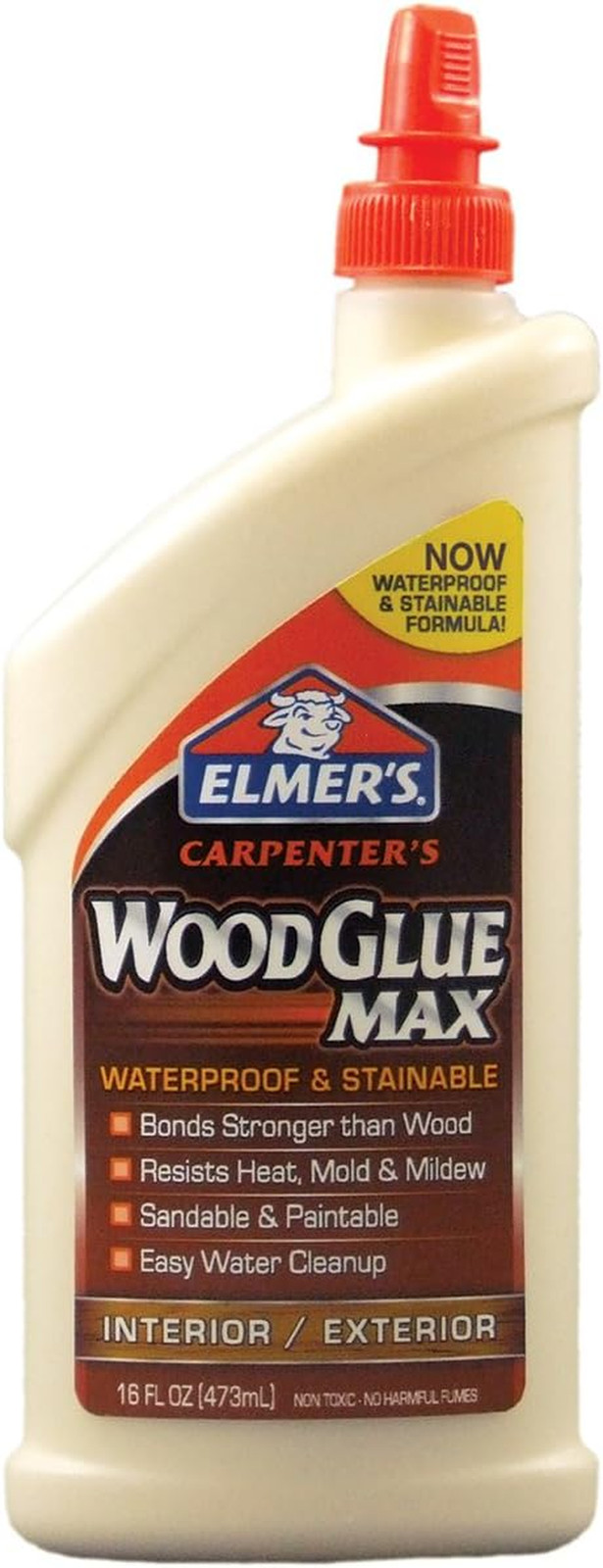 Elmer’S E7310 Carpenter’S Wood Glue Max Interior and Exterior 16 Ounces 16 Fl Oz