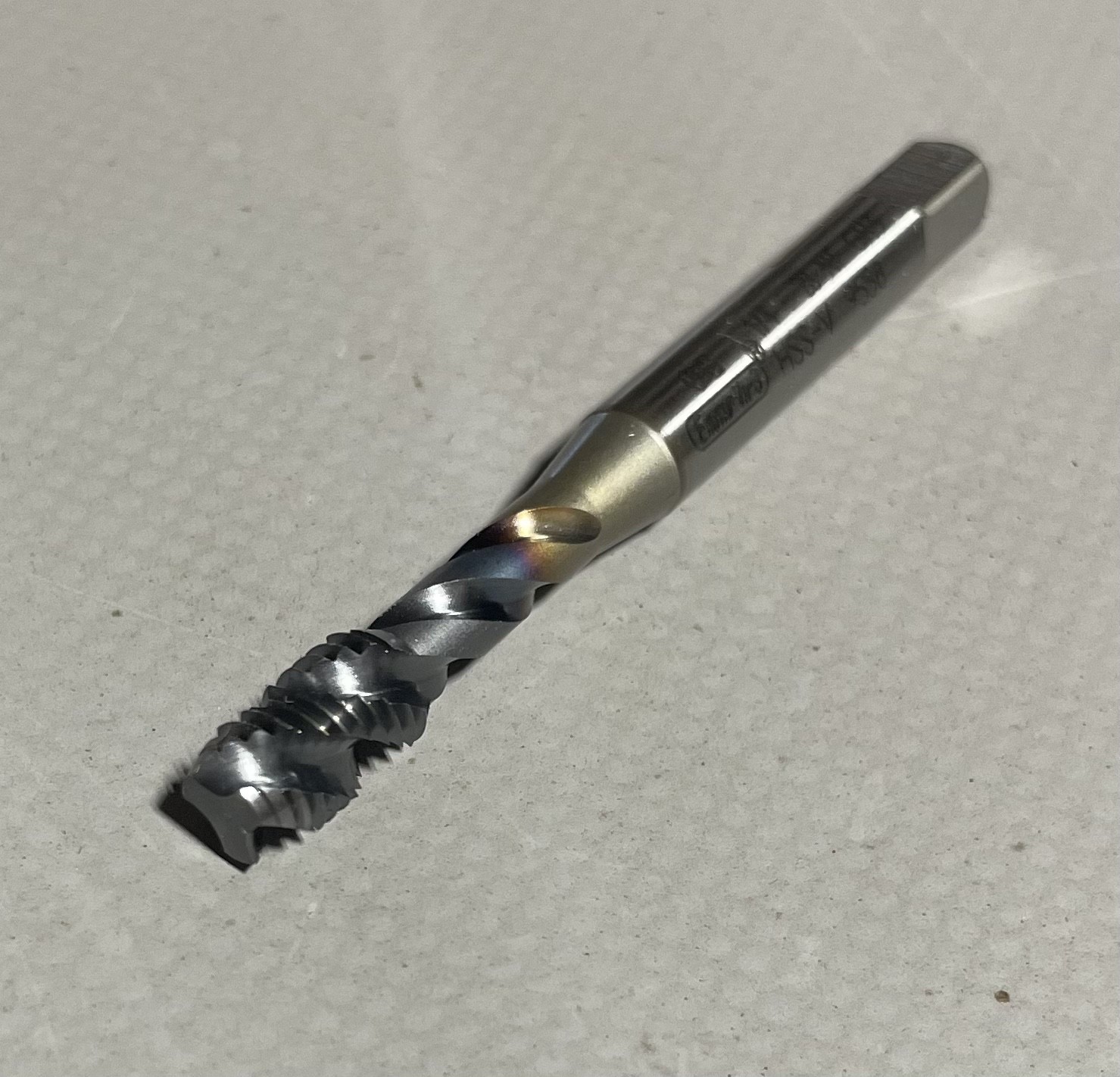 OSG 1732708 1/4-28 Spiral Flute Tap GH3 3fl Bottoming TiCN