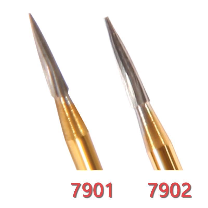 Dental Trimming & Finishing Drill Tungsten Carbide Flame Bur 7901 7902