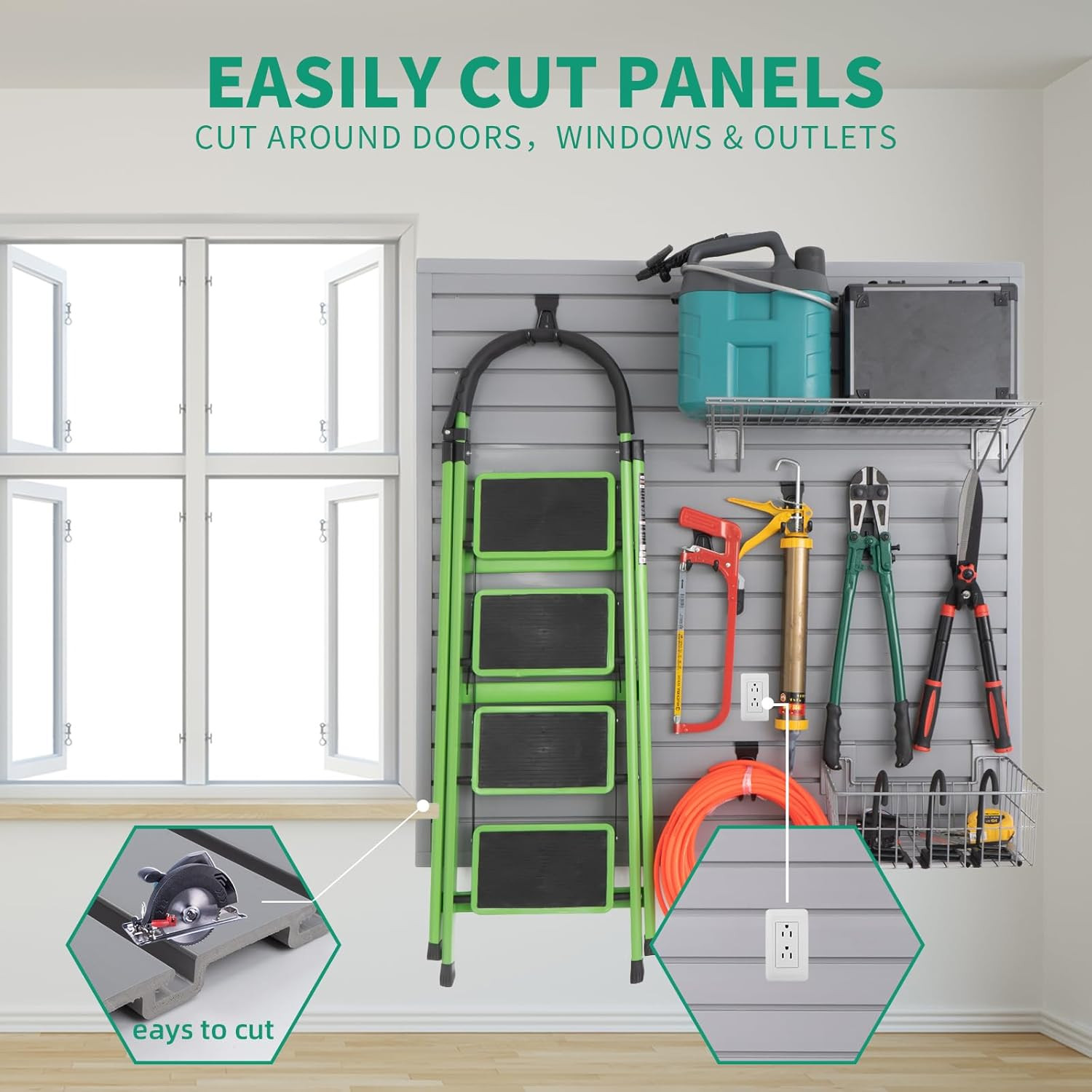 Slat Wall Paneling Garage Slat Wall Storage Systems Slatwall Panels Power Tool O