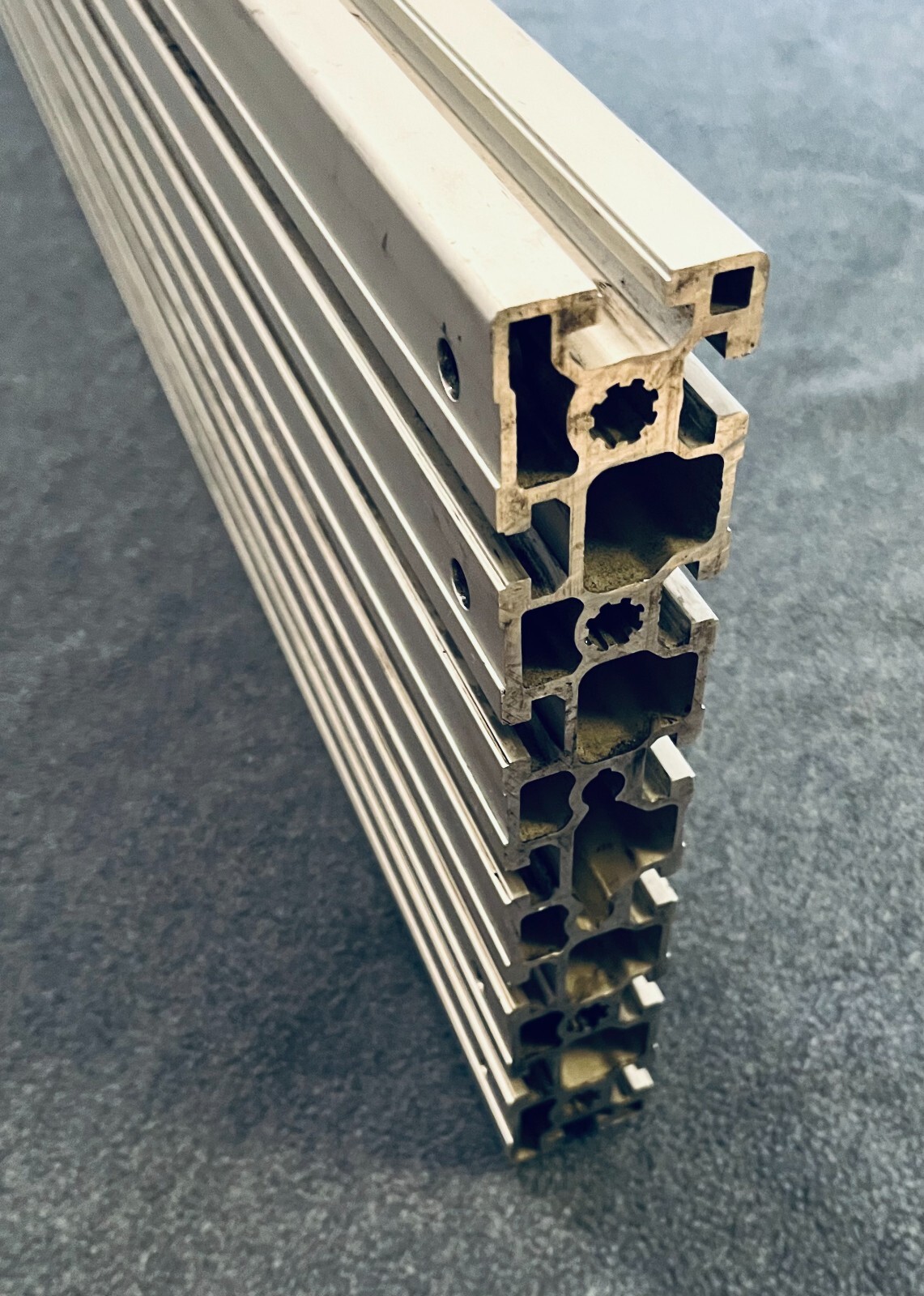 45 x 270 mm Bosch-RexRoth Aluminum Extrusion 42″ Lengths Profile 3842 992 927