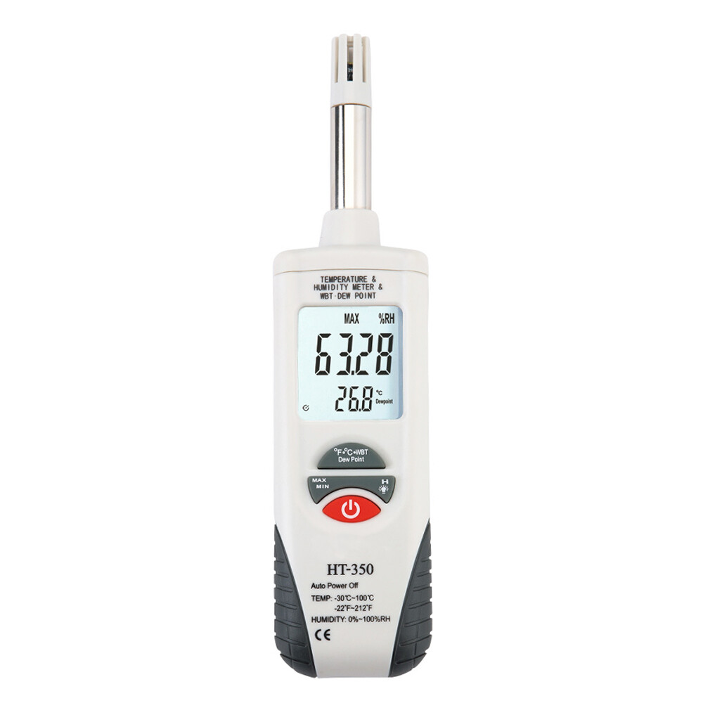 HT-350 Digital Air Humidity Temperature Meter Mini Hygro Thermometer Tester