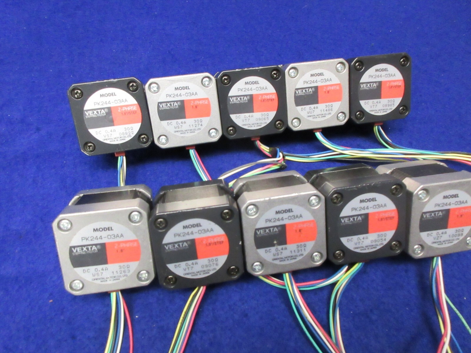 Oriental Motor Vexta PK244-03AA Stepper Motor, 2-phase, 1.8 degree, 6 wire