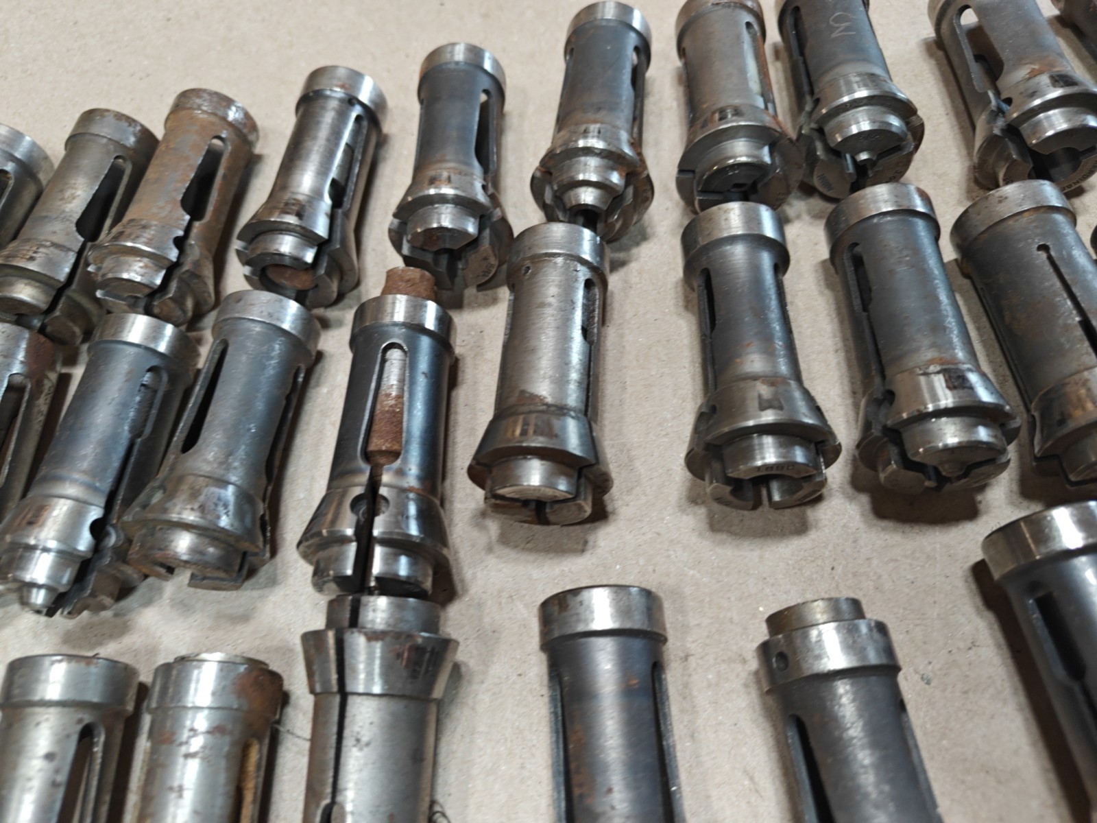 Lot Of 65, CNC Lathe Hardinge Nose Hex Collets Screw Machine Tools 🇺🇲