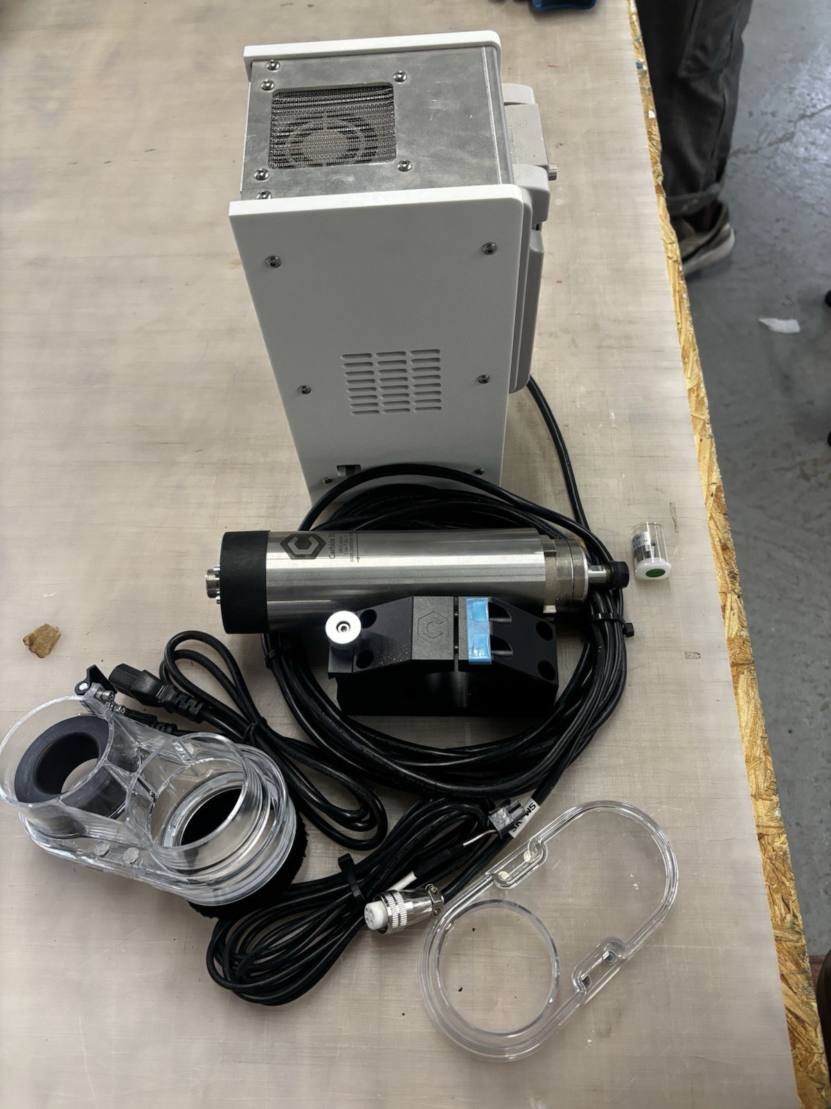 Shapeoko CNC 65mm VFD Spindle Kit – 110V Plus Mount and Dust Sweep