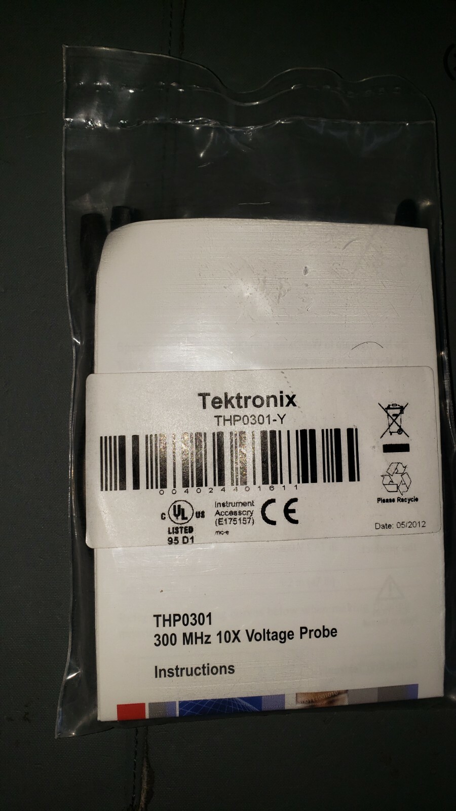 New Tektronix THP0301-Y THP0301-R 300MHz 10X Passive Probe THS3014 THS3024