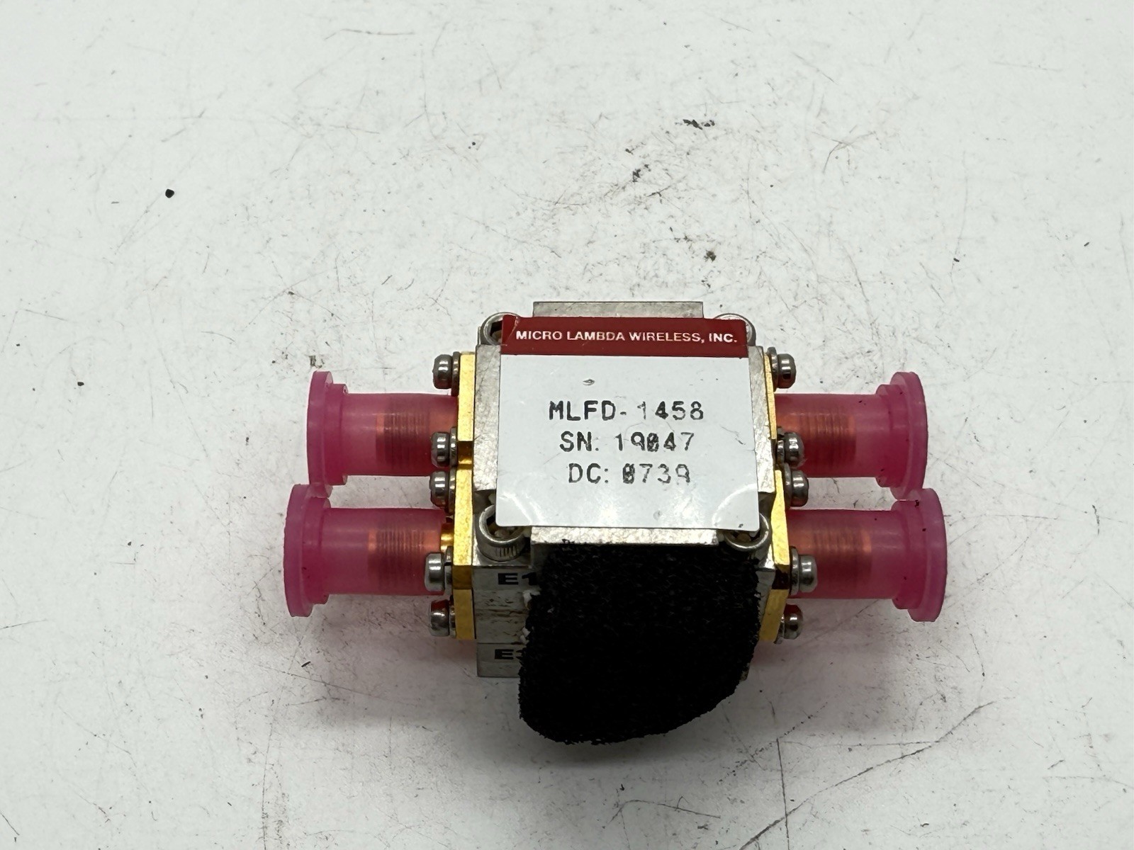 Micro lambda MFLD-1459 2.4-3.8 GHz rf yig tuned filter