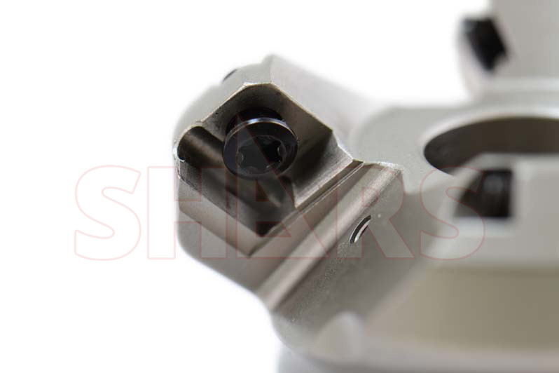 Shars CNC 2″ Coolant 45 Degree Indexable Face Mill SEHT Insert 4 Flute P[