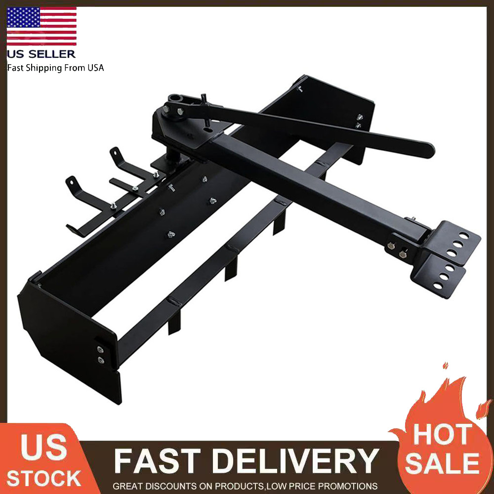 42″ Tow Behind Box Scraper Lawn Tractor Attachments for ATV UTV Tractor Mower
