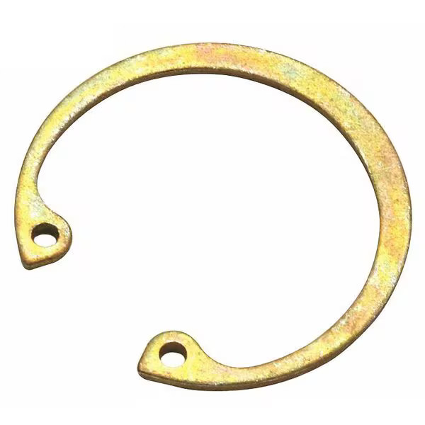Rotor Clip Internal Retaining Ring, Steel, Zinc Yellow , 3/4 in Bore Dia., 50 PK