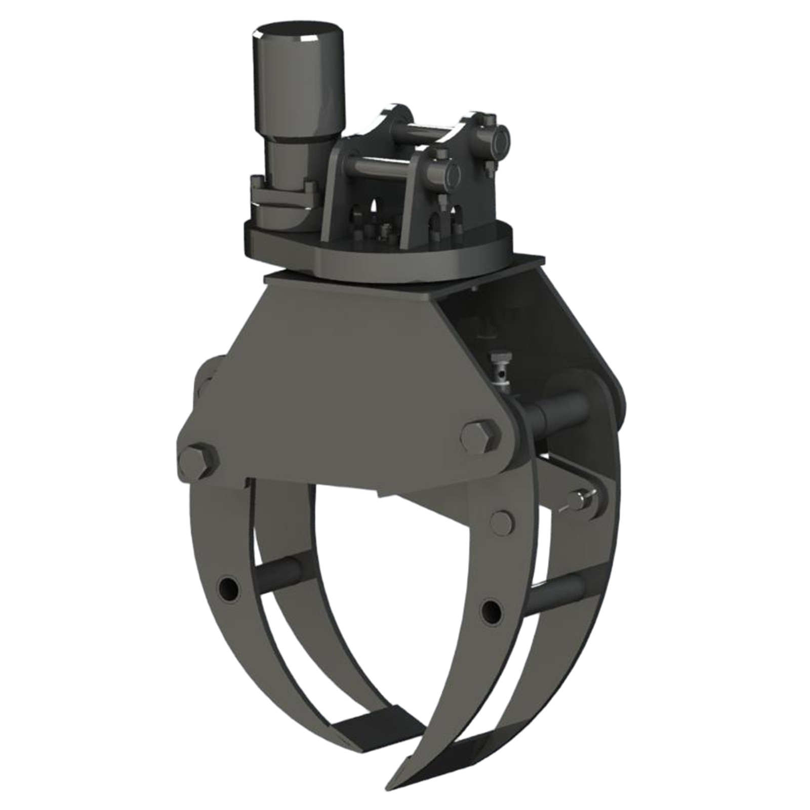 Agrotk Hydraulic Rotation Rock Log Grapple Mini Excavator Attachment 12EX-XZZMQ