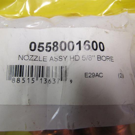 LOT OF 2 ESAB 0558001600 NOZZLE ASSY HD 5/8″ BORE