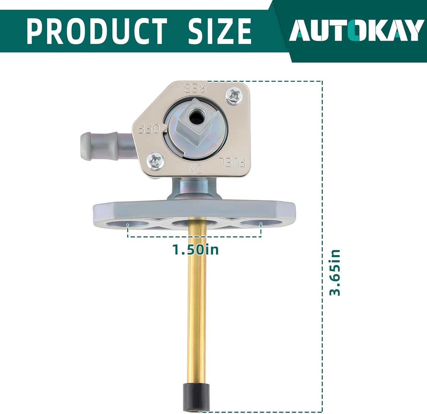 New Fuel Tank Petcock Valve Assembly 16950-HM8-003 for 1997-2017 Recon TRX250 TR