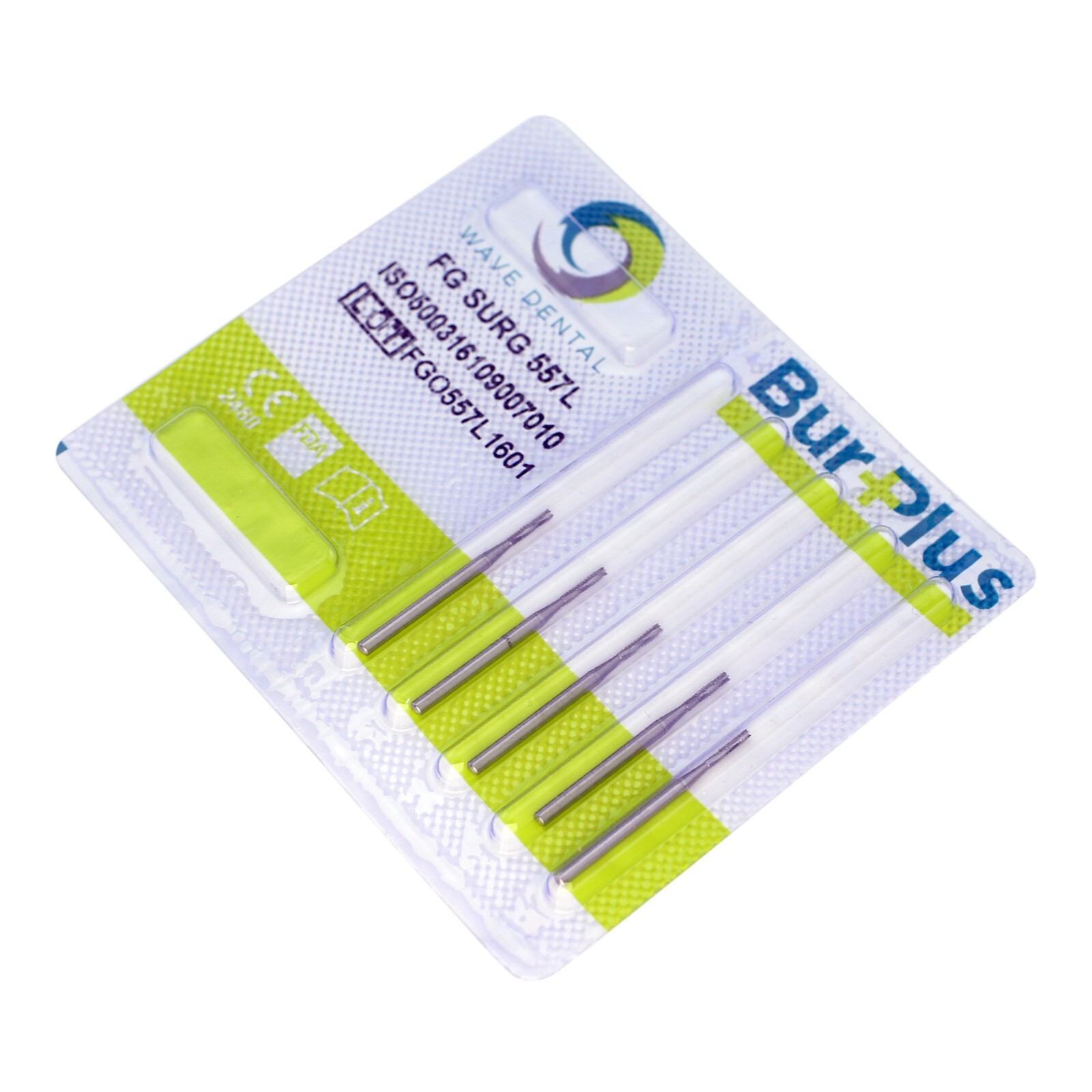 Wave Dental Surgical Burs Long Carbide 25mm Straight Fissure FG SURG 557L FGOS