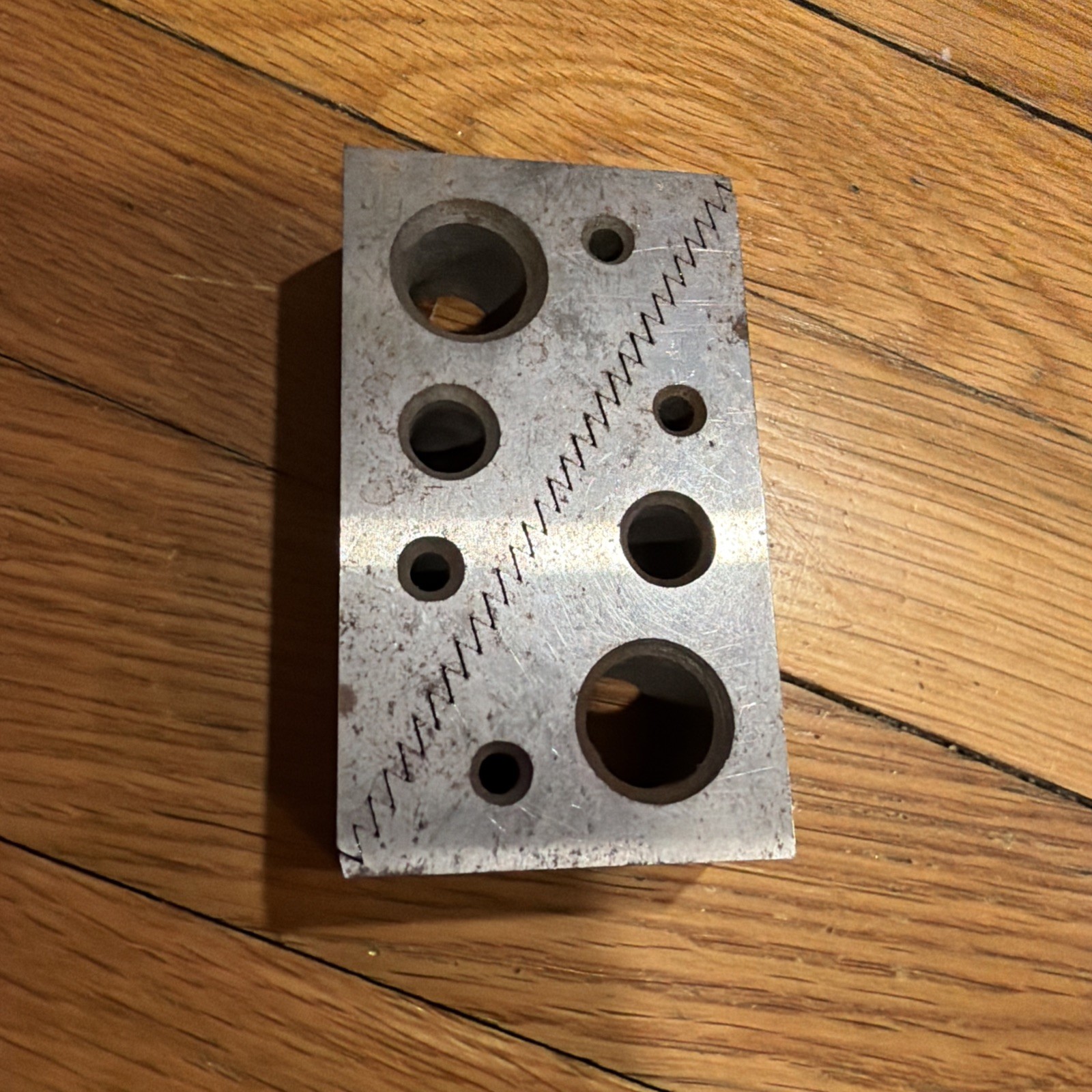 Industrial Step Blocks Set 2 Pc 3.5” Base Used Nice