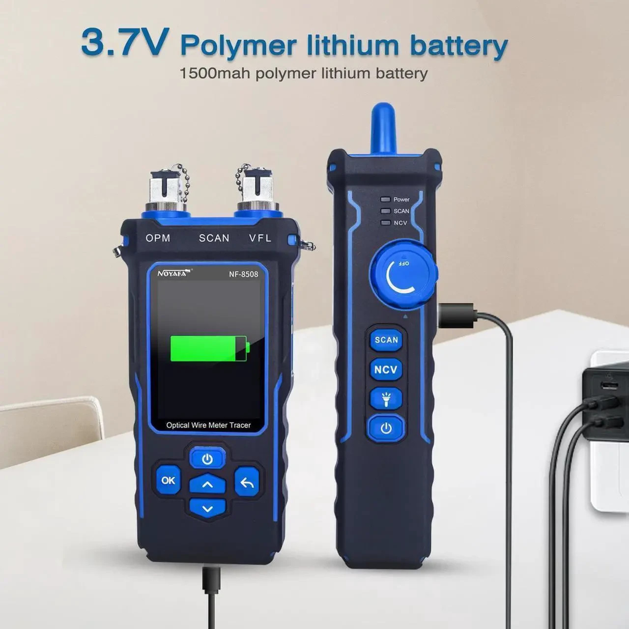 NOYAFA NF-8508 Optical Wire Meter Tracer, a 9-in-1 LAN Ethernet cable tester