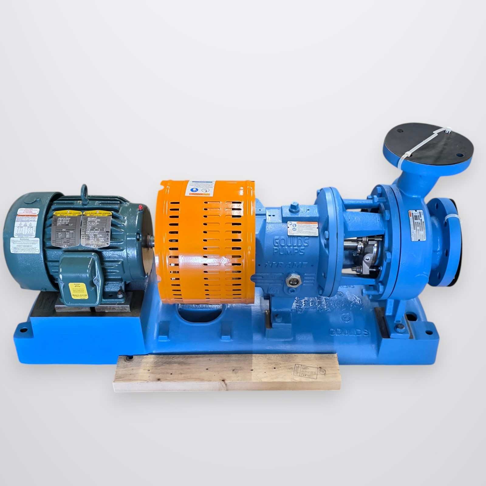 Goulds Pumps 3196 3×4-8G i-Frame Centrifugal Pump w/ 5HP 3-Ph Motor, New Surplus