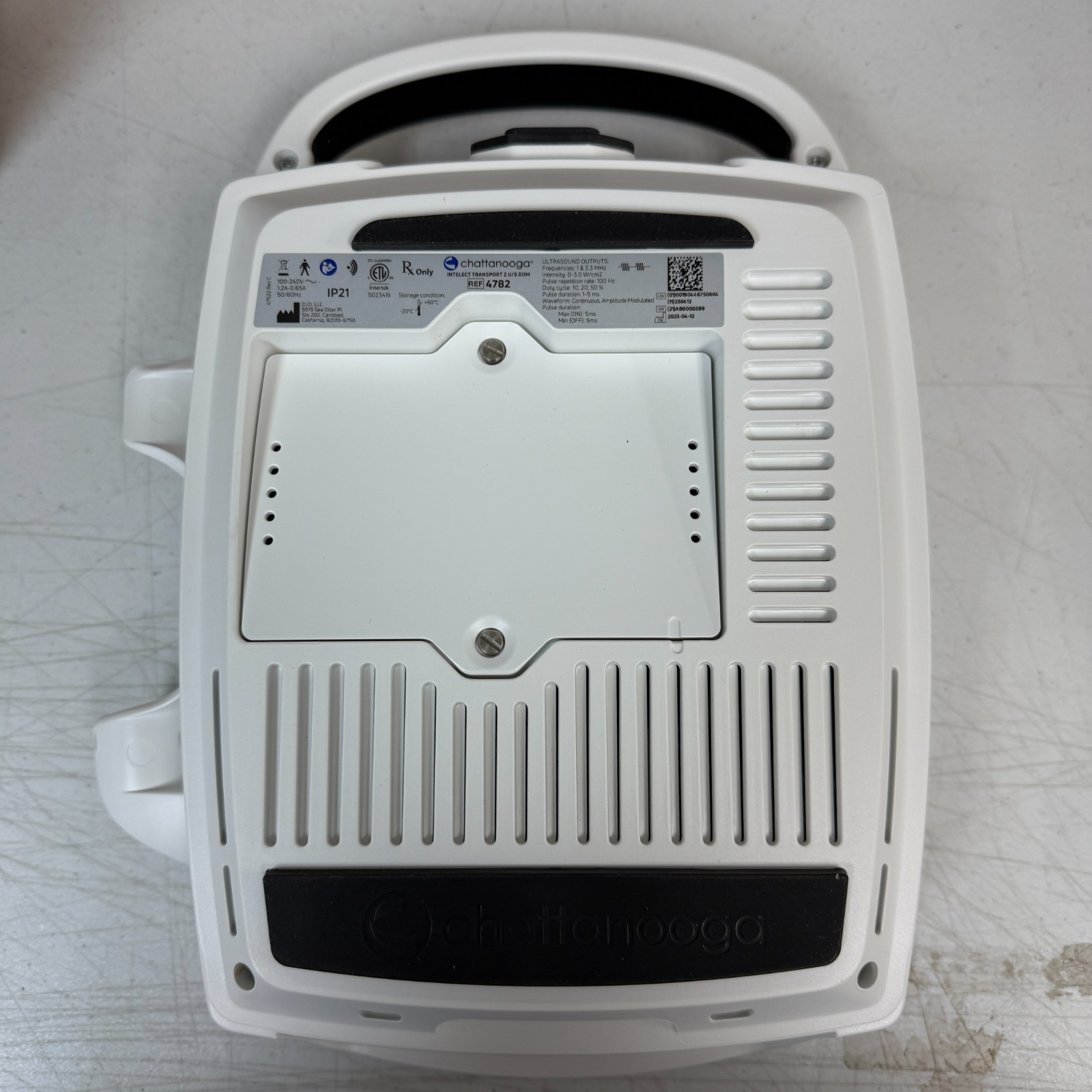 NEW Chattanooga Intelect Transport 2 Ultrasound Unit 4782