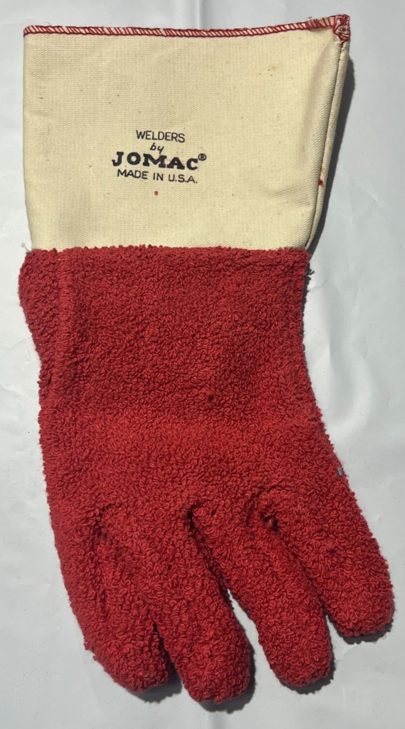 Heavy Duty Durable Heat Resistant Terry Cloth Welding BBQ Lined Work Gloves LRG