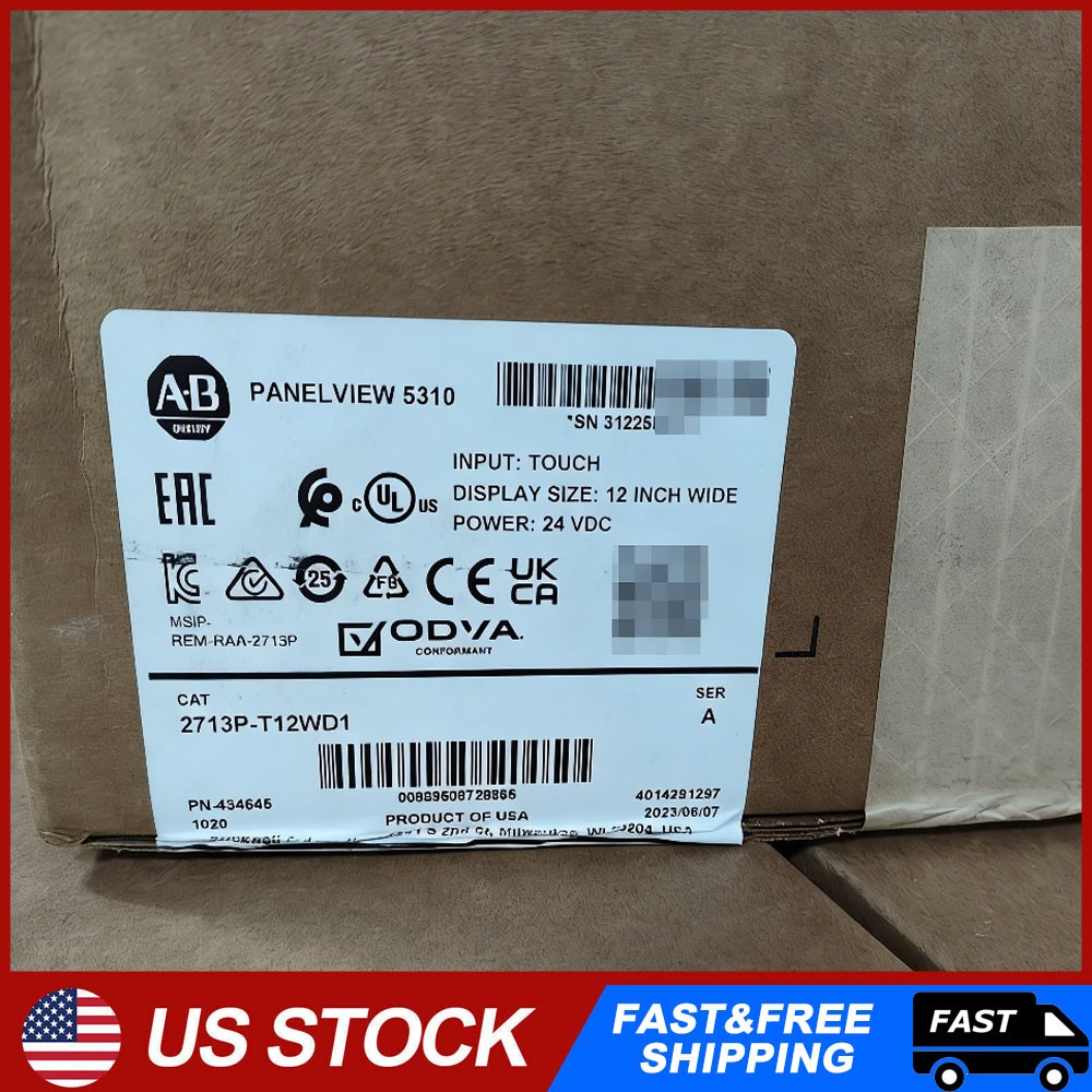 2713P-T12WD1 AB PanelView 5310 Graphic Terminal Spot Goods Brand New in Box!