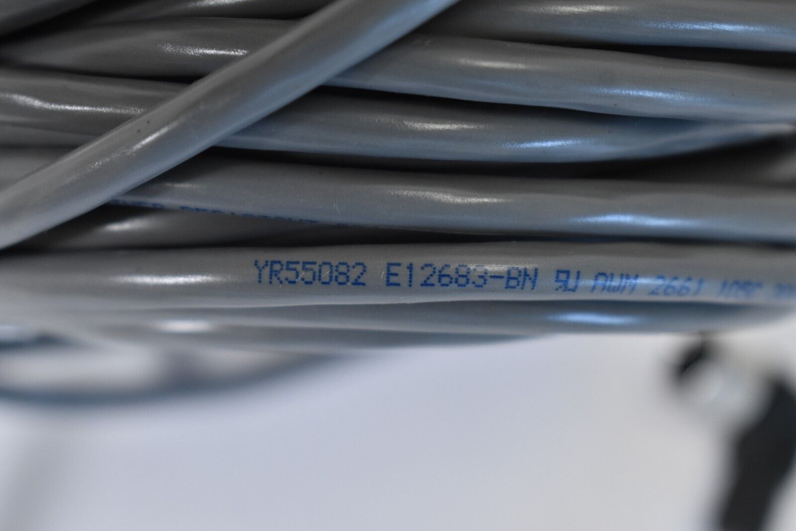 5 Pin Straight Female Connector Cable To Wire Ended Gray YR55082 E12683-BN