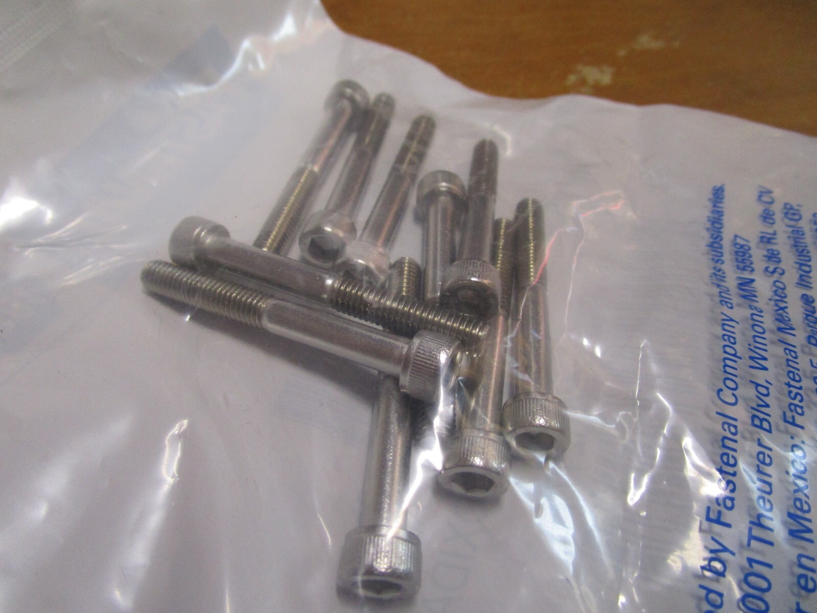 M6-1.0 x 50mm ISO 4762/DIN 912 Hex A2-70 Stainless Steel Socket Cap Screw QTY 10