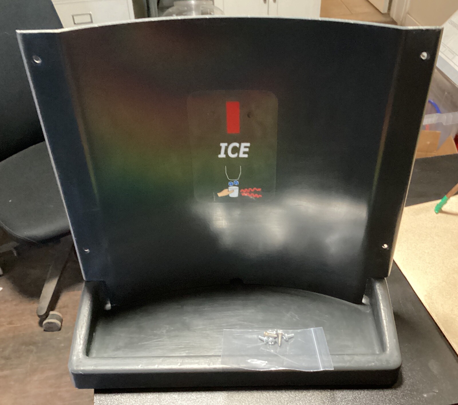 Sink and Splash Panel from A Scotsman Ice Machine Model MDT3F12A-1H
