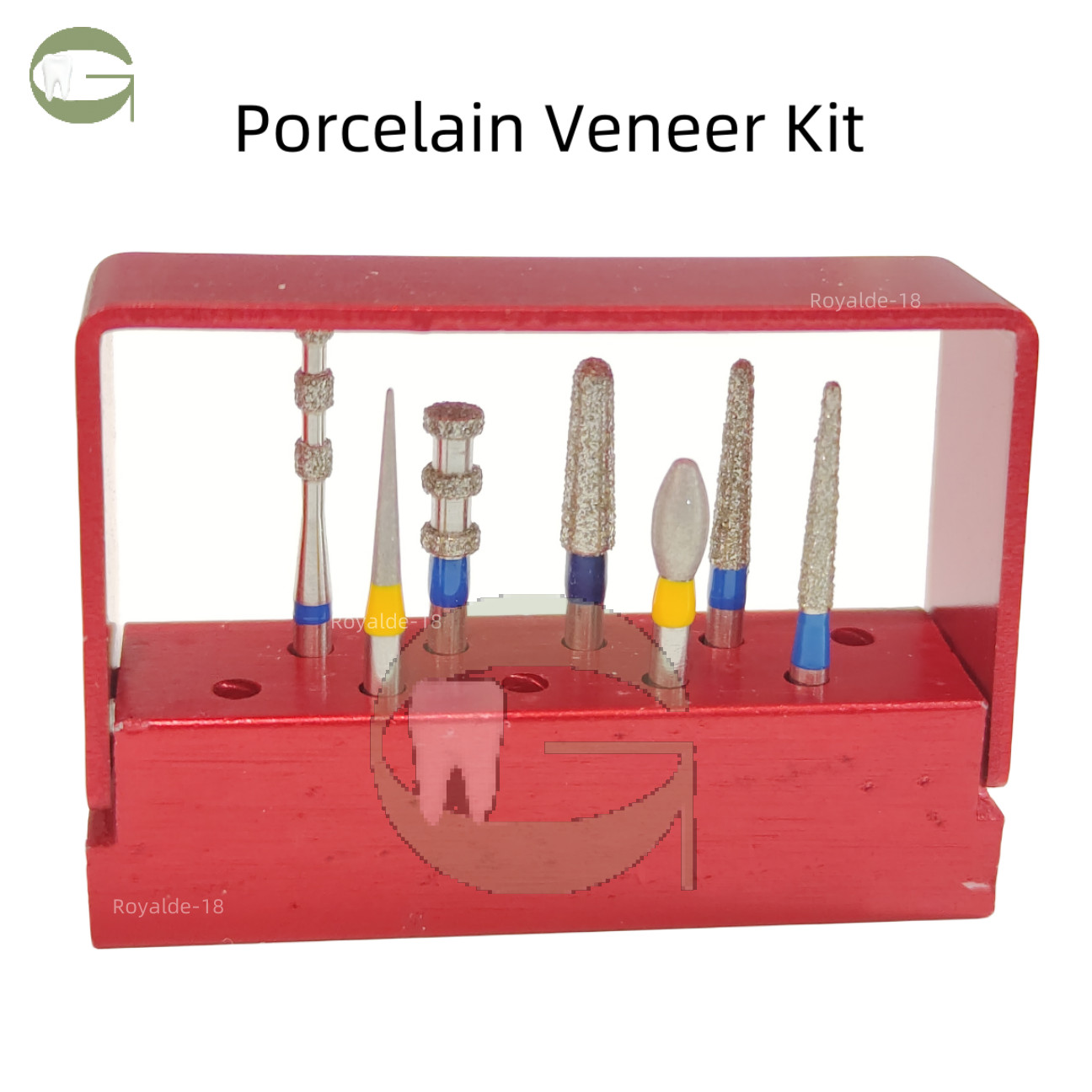 Dental Anterior Posterior Crown/Porcelain Veneer Preparation Bur Drill Diamond