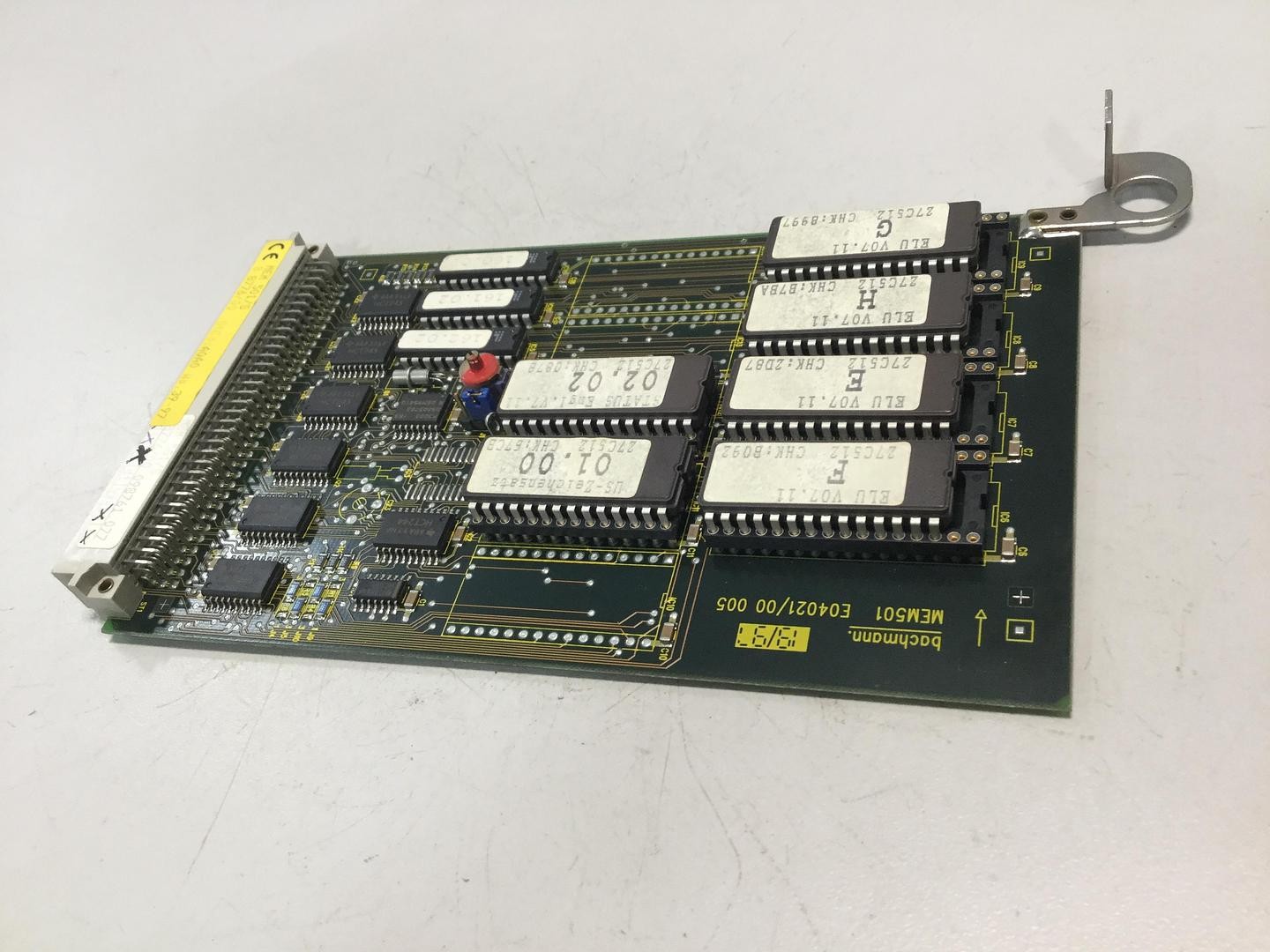 BACHMANN ELECTRONIC Circuit Board E04021/00 005 MEM501 Used #103108