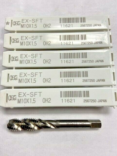 OSG Spiral Flute Tap EX-SFT M10X1.5 OH2 EDP:11621