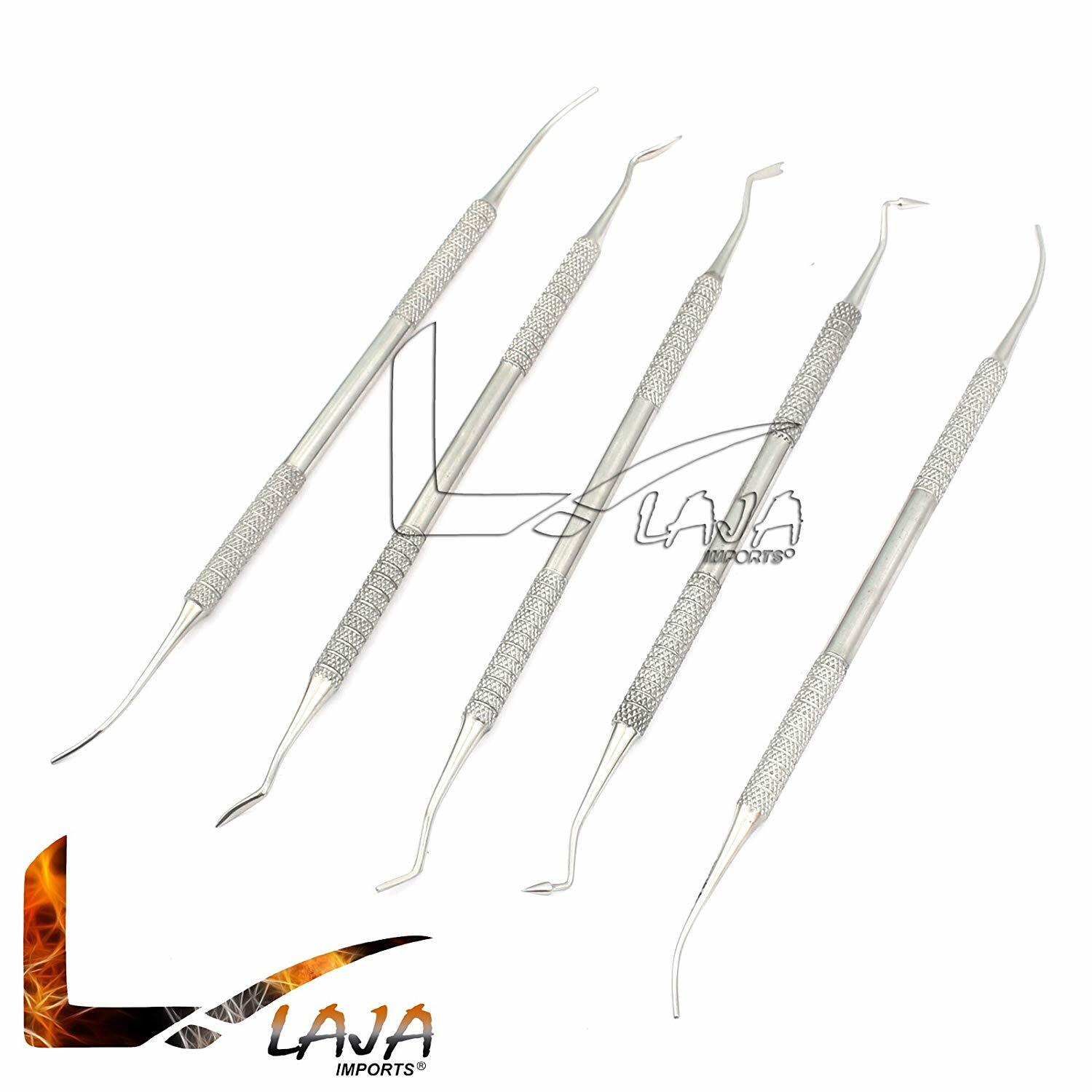 5 pc PK Thomas Stainless Steel Dental Instruments set