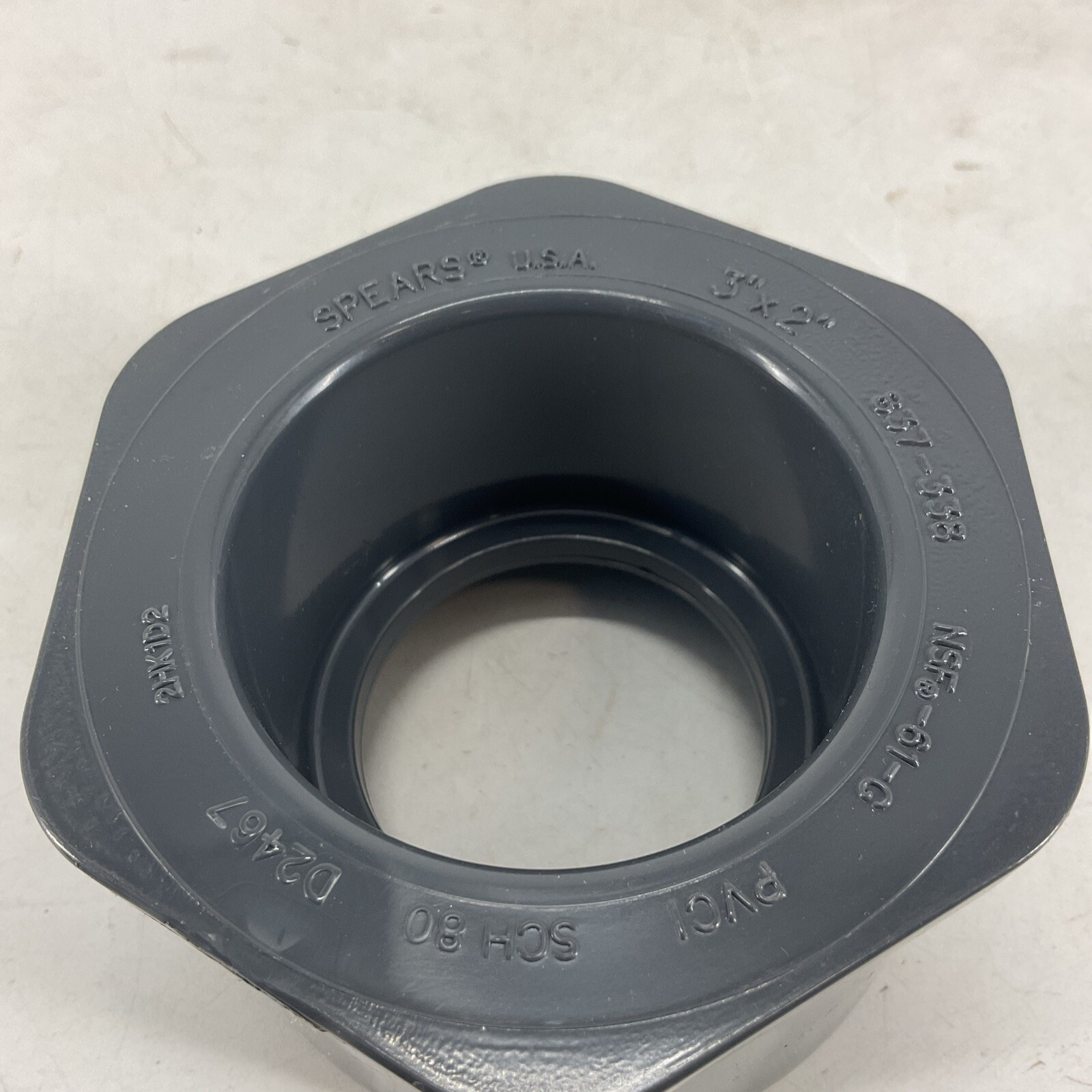 Spears 3″x2″ 837-338 SCH80 PVCI Adapter NWOB