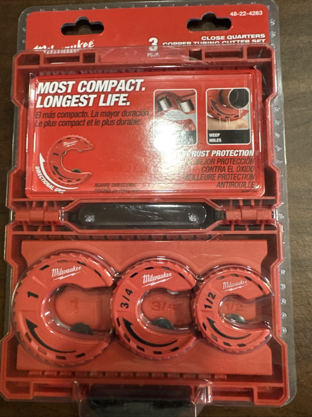 Milwaukee 48-22-4263 3 Piece Close Quarters Tubing Cutter Set