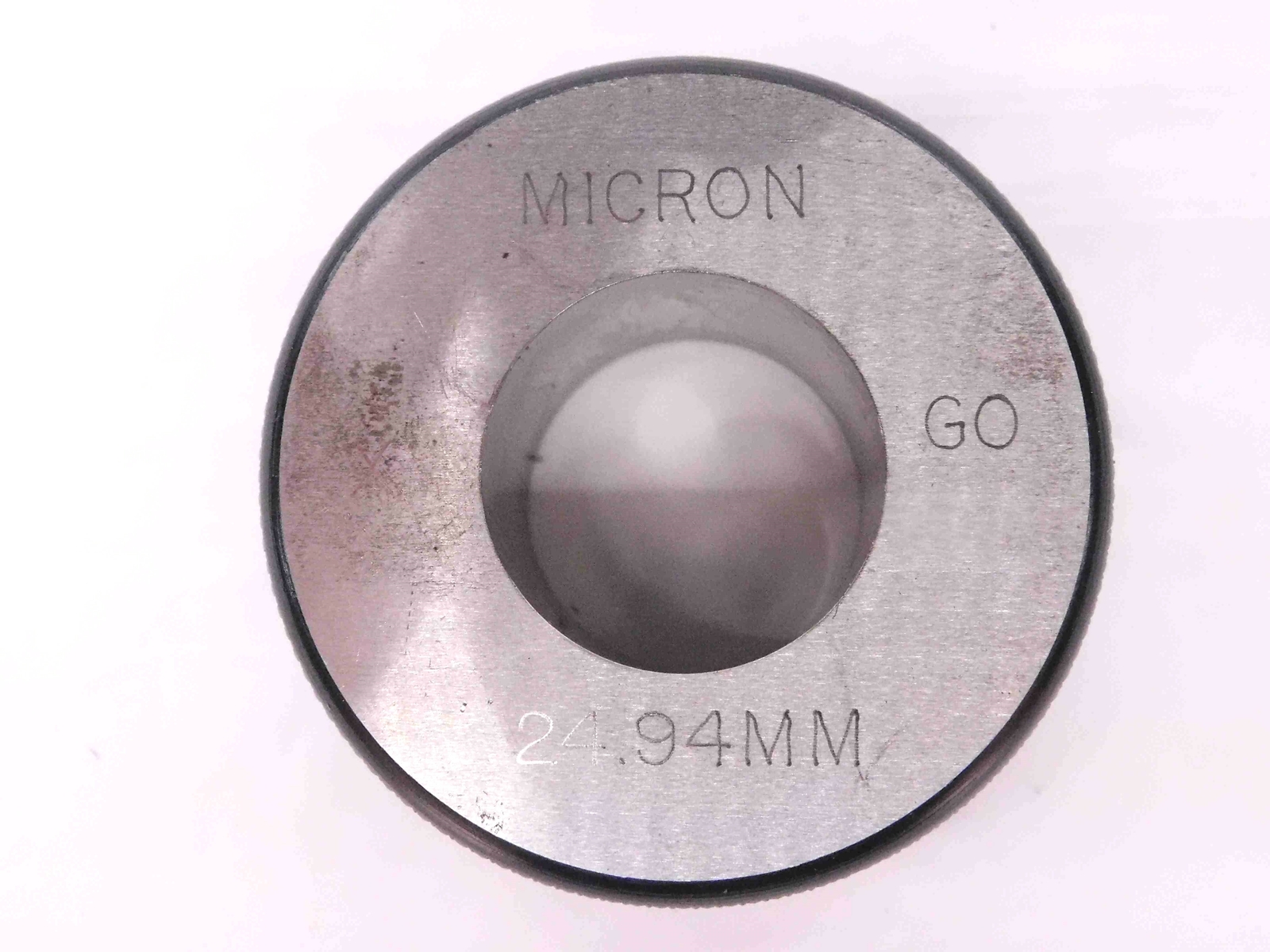 24.940 CL X MASTER PLAIN BORE RING GAGE 25.000 -.060 UNDERSIZE 25 mm .9819 24.94