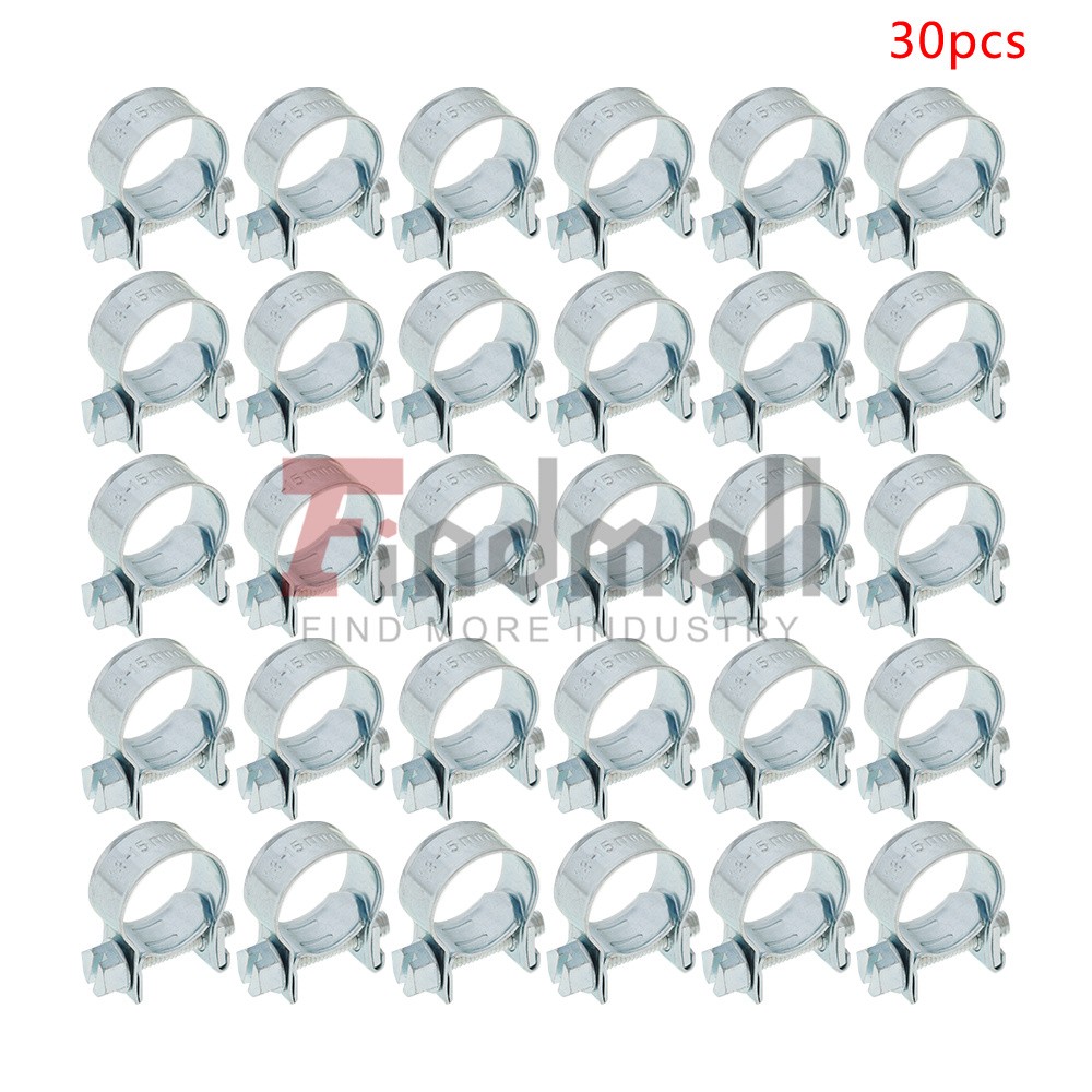 5/16″ （13mm-15mm) FUEL INJECTION HOSE CLAMP / AUTO Fuel clamps 30 Pcs