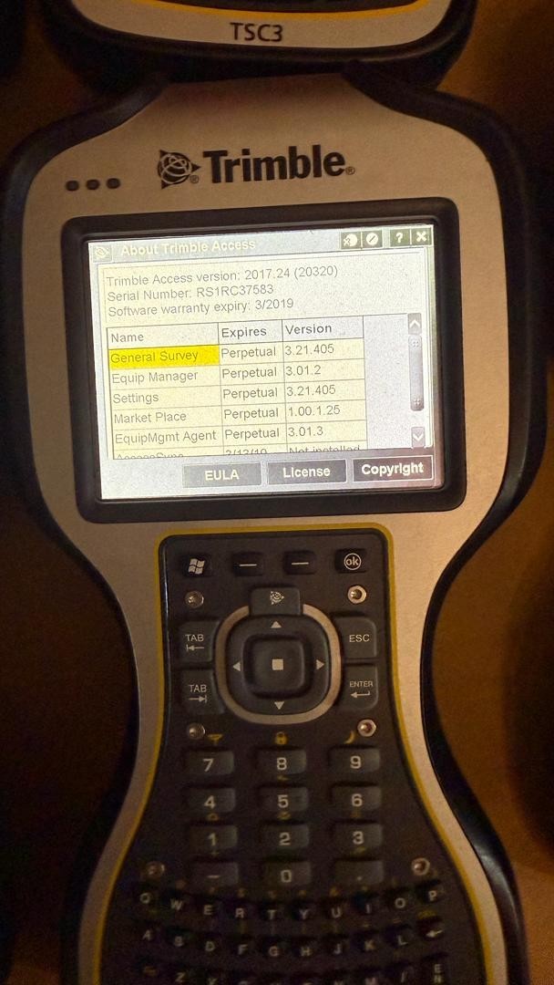 Trimble TSC3 | Internal 2.4 GHz Radio | TAccess | Robotic & GNSS Surveying | BAG