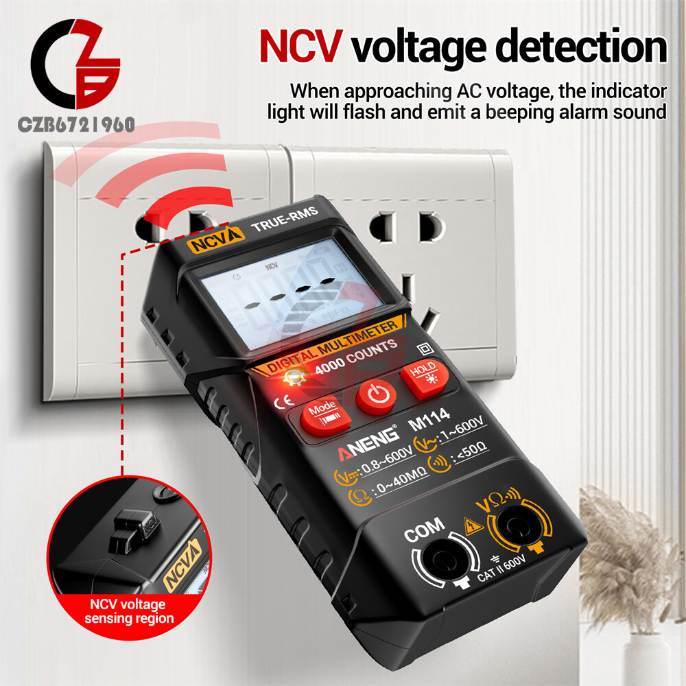 ANENG Digital Multimeter Automatic Voltmeter NCV Resistance Electrician Tester