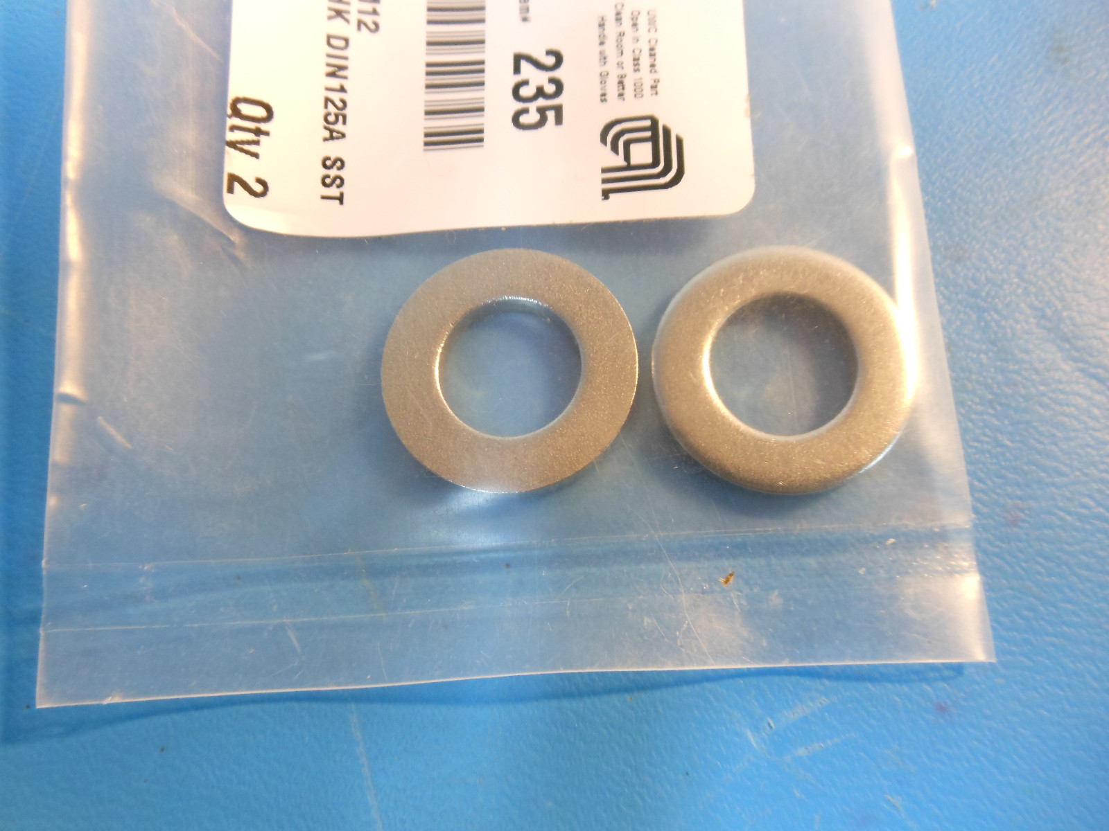 APPLIED MATERIALS 3880-01603 WSHR FLAT M12 13MMIDX24MM ODX2.5MM THK DIN 125A SST