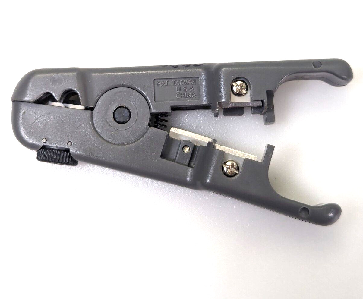 Lot 2 Wire Stripper, 0.2 to 6.0mm2,ROUND UTP/STP OR FLAT MULTI3.5MM TO 7.5MM